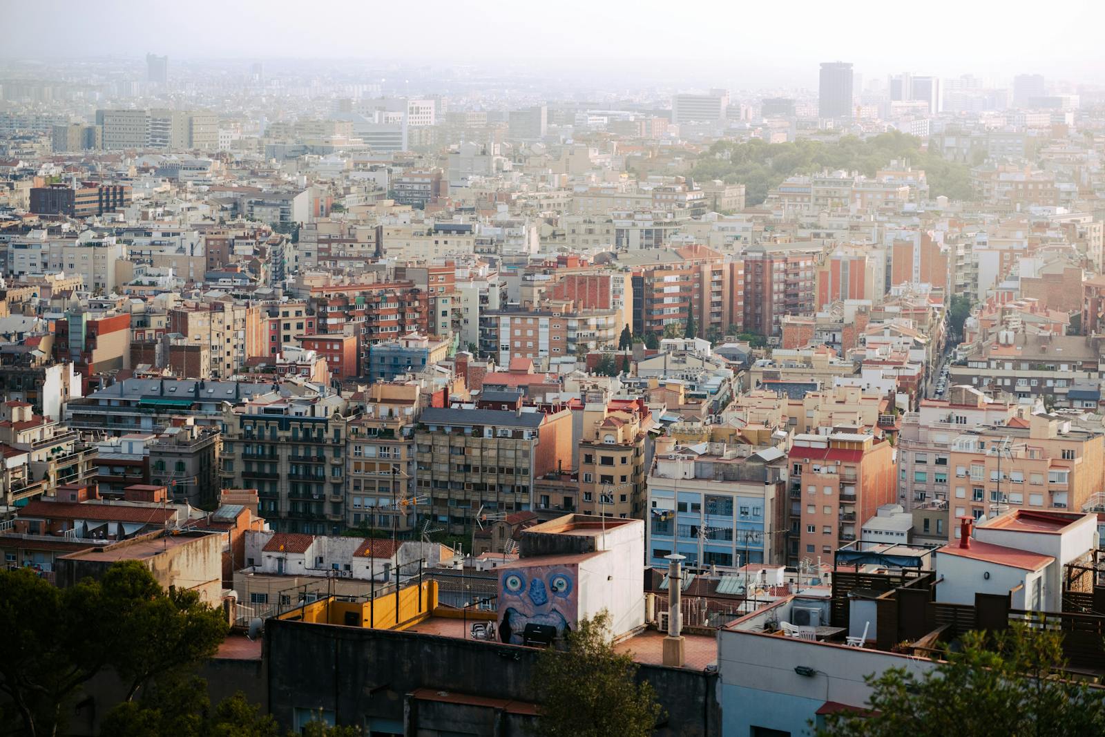 Barcelona aerial